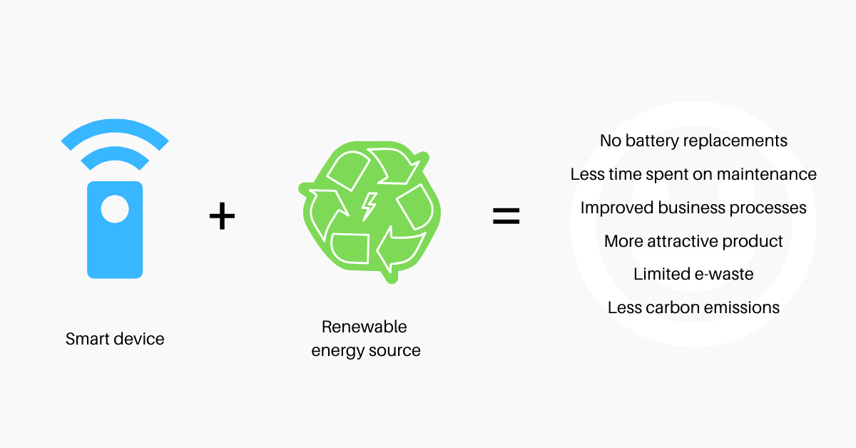 Benefits of self-powered IoT devices