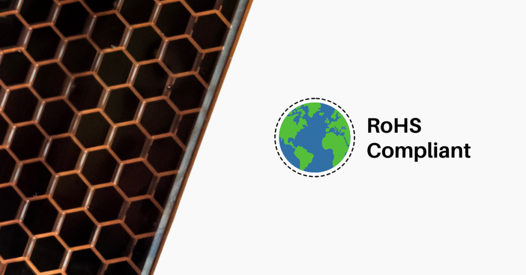 Solar module compliant with the RoHS directive