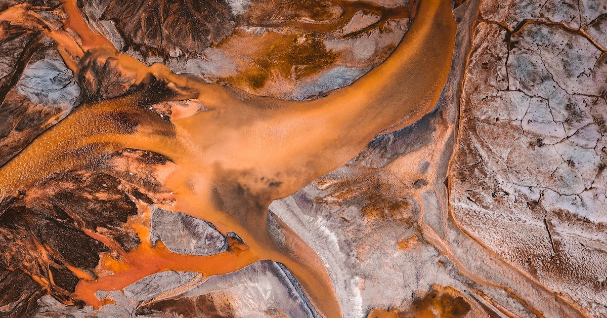 Abstract image showing hazardous impacts on the environment