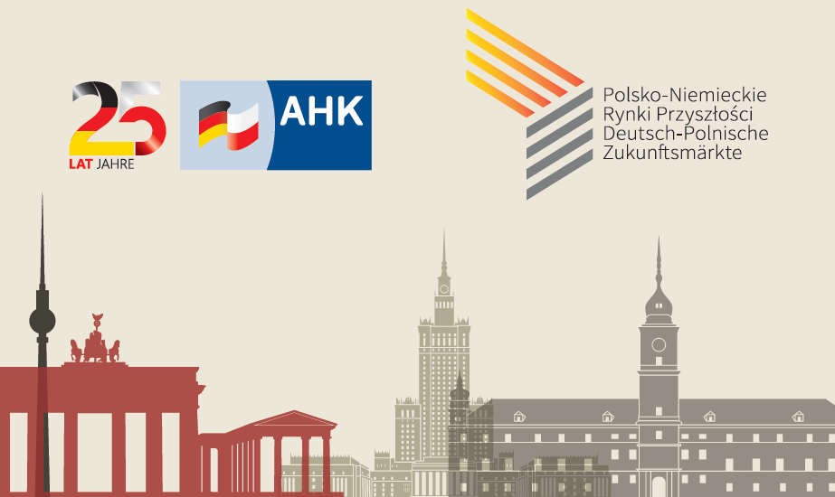 Social media banner with logos of the conference and AHK - organizer